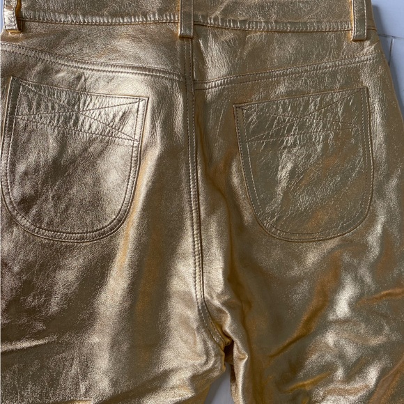 Metallic gold pants - Picture 5 of 7